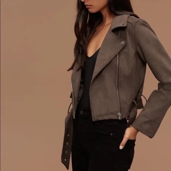 Talula suede jacket Clearance